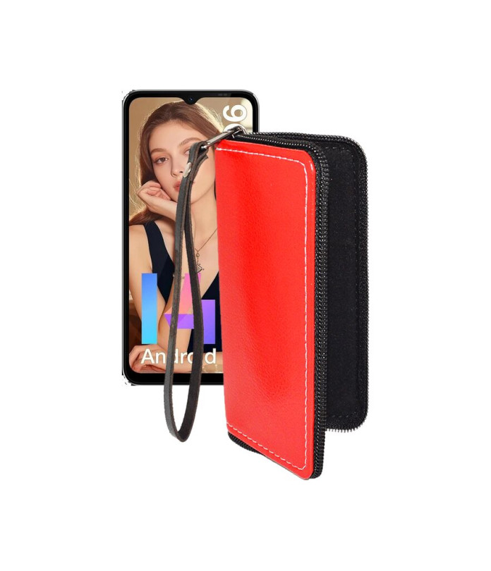 Чохол-гаманець з екошкіри для телефону Doogee N55