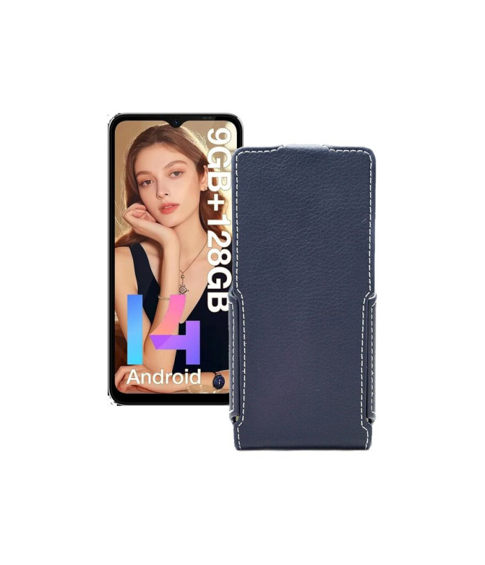 Чохол-флип з екошкіри для телефону Doogee N55