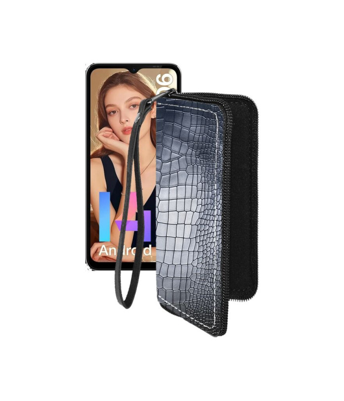 Чохол-гаманець з екошкіри для телефону Doogee N55