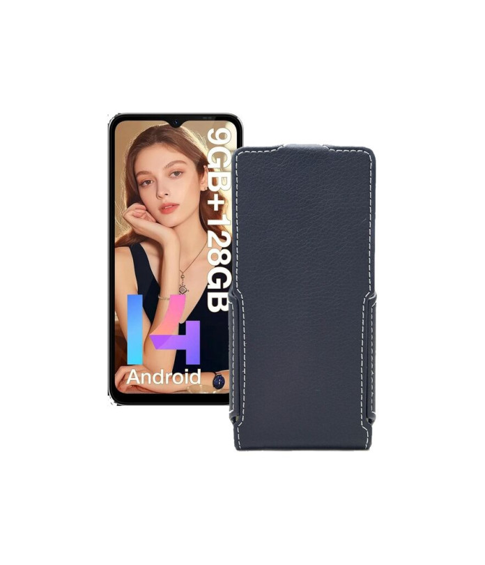 Чохол-флип з екошкіри для телефону Doogee N55