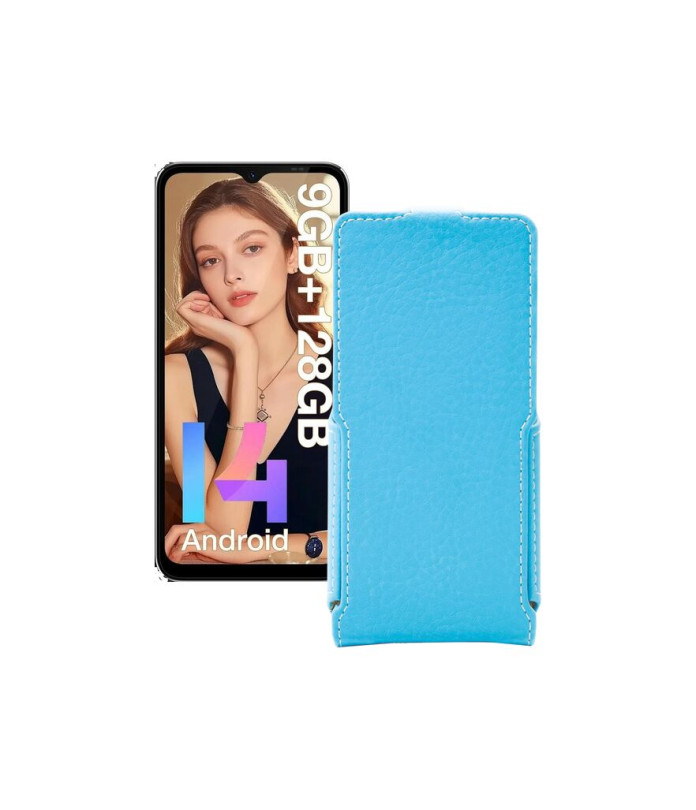 Чохол-флип з екошкіри для телефону Doogee N55