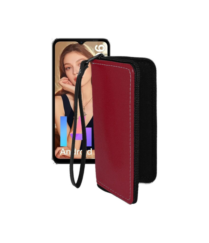 Чохол-гаманець з екошкіри для телефону Doogee N55