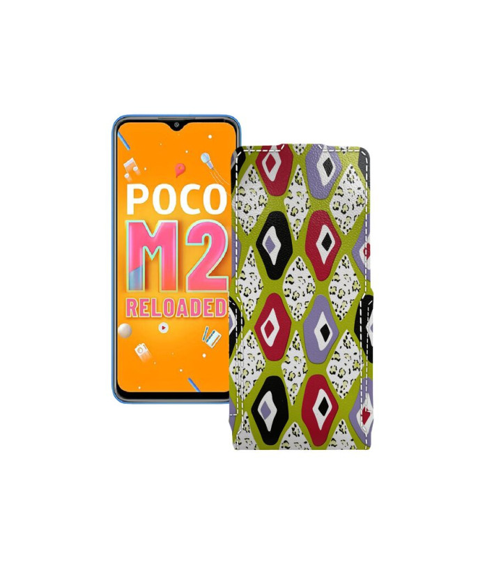 Чохол-флип з екошкіри для телефону Xiaomi Poco M2 Reloaded (2021)