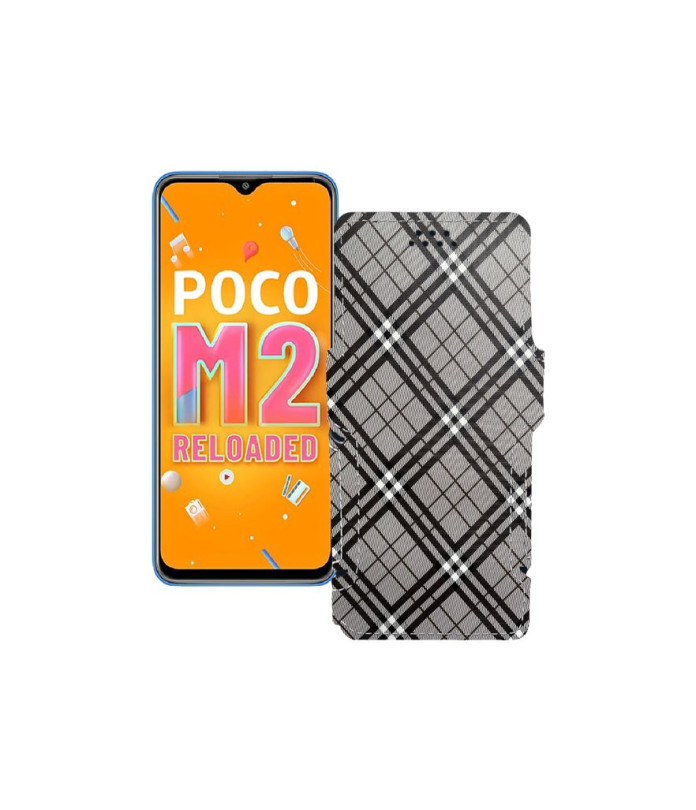 Чохол-книжка з екошкіри для телефону Xiaomi Poco M2 Reloaded (2021)