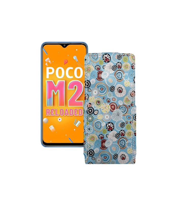 Чохол-флип з екошкіри для телефону Xiaomi Poco M2 Reloaded (2021)