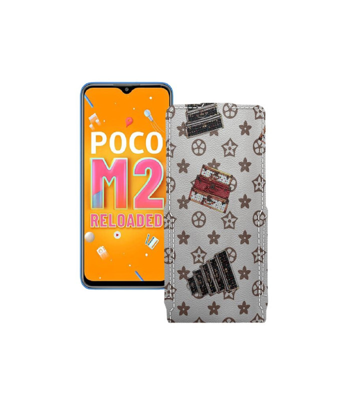 Чохол-флип з екошкіри для телефону Xiaomi Poco M2 Reloaded (2021)