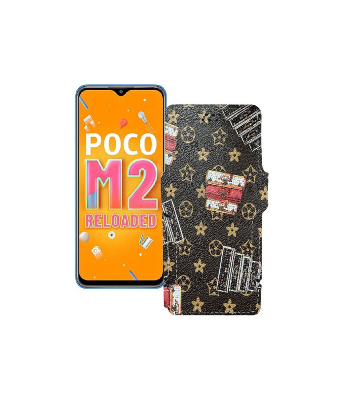 Чохол-книжка з екошкіри для телефону Xiaomi Poco M2 Reloaded (2021)