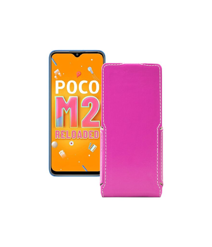 Чохол-флип з екошкіри для телефону Xiaomi Poco M2 Reloaded (2021)