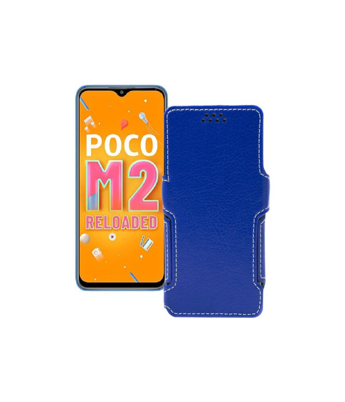 Чохол-книжка з екошкіри для телефону Xiaomi Poco M2 Reloaded (2021)