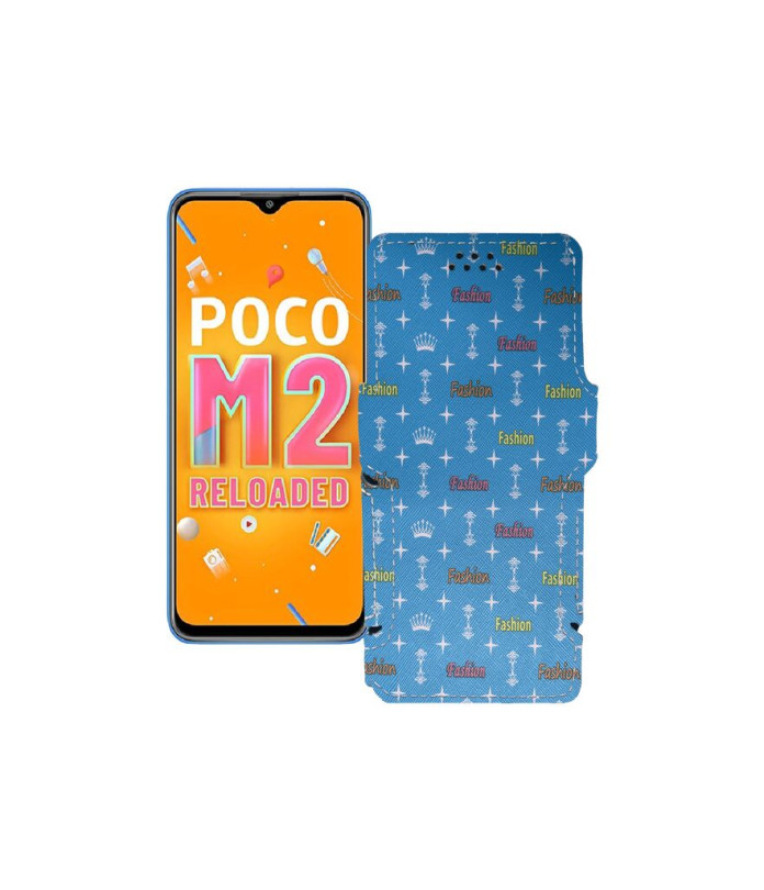 Чохол-книжка з екошкіри для телефону Xiaomi Poco M2 Reloaded (2021)