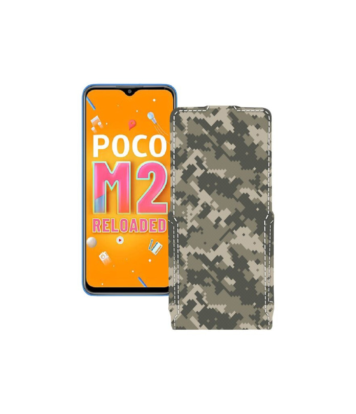 Чохол-флип з екошкіри для телефону Xiaomi Poco M2 Reloaded (2021)