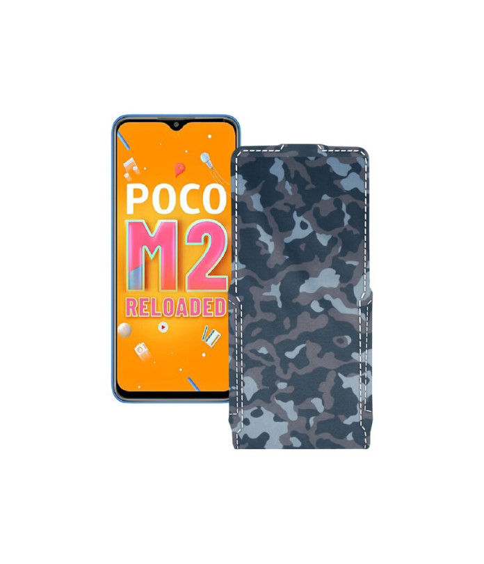 Чохол-флип з екошкіри для телефону Xiaomi Poco M2 Reloaded (2021)