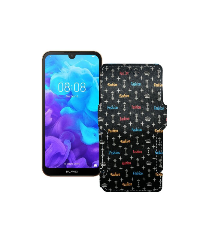 Чохол-книжка з екошкіри для телефону Huawei Y5 2019