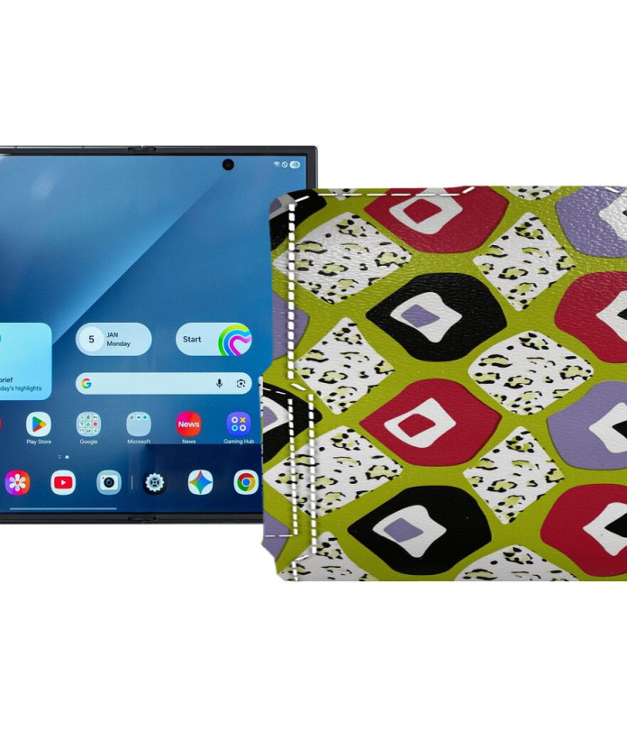 Чохол-флип з екошкіри для телефону Samsung Galaxy Z TriFold 5G (F968)