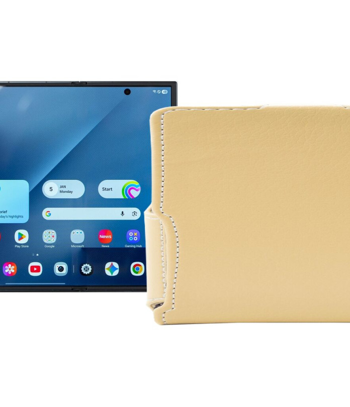 Чохол-флип з екошкіри для телефону Samsung Galaxy Z TriFold 5G (F968)