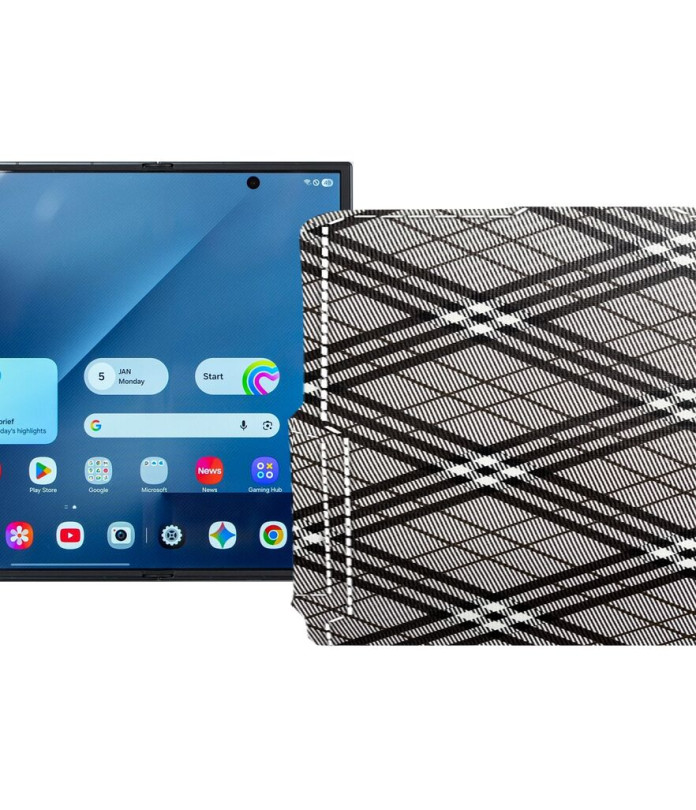 Чохол-флип з екошкіри для телефону Samsung Galaxy Z TriFold 5G (F968)