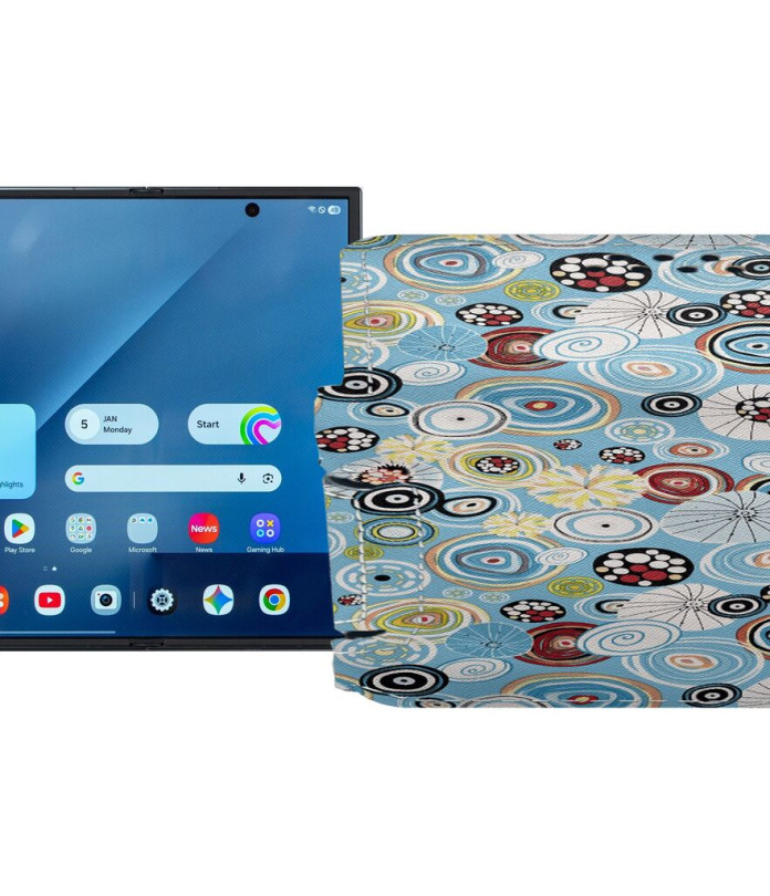 Чохол-книжка з екошкіри для телефону Samsung Galaxy Z TriFold 5G (F968)