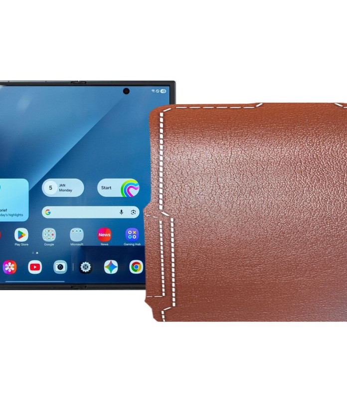 Чохол-флип з екошкіри для телефону Samsung Galaxy Z TriFold 5G (F968)