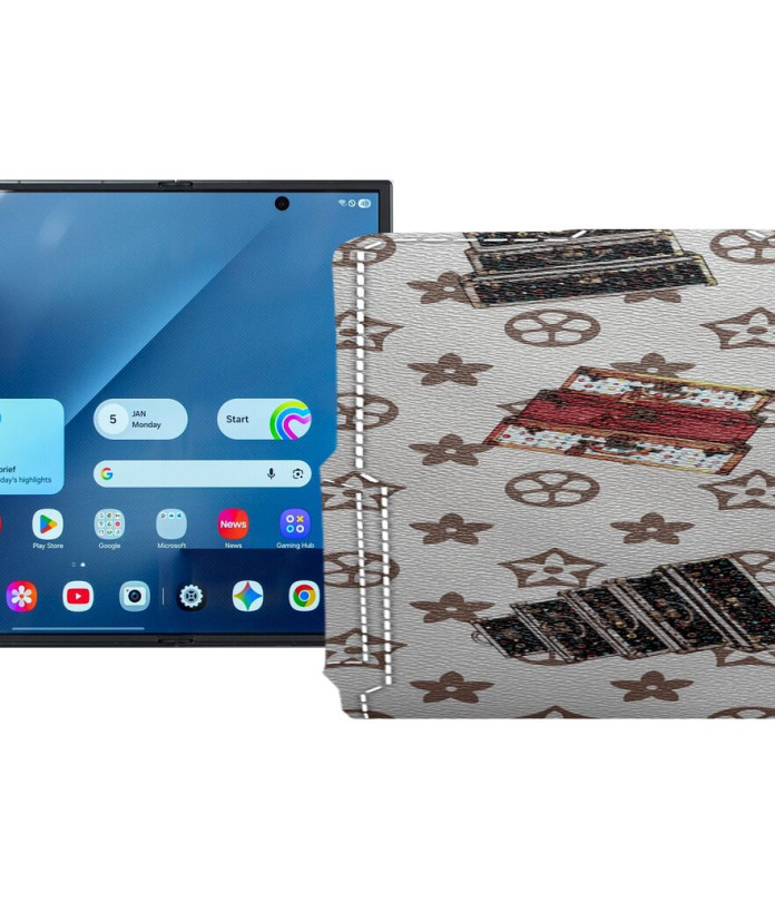 Чохол-флип з екошкіри для телефону Samsung Galaxy Z TriFold 5G (F968)