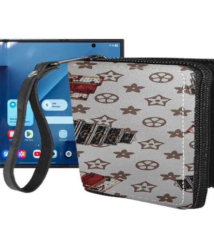 Чохол-гаманець з екошкіри для телефону Samsung Galaxy Z TriFold 5G (F968)