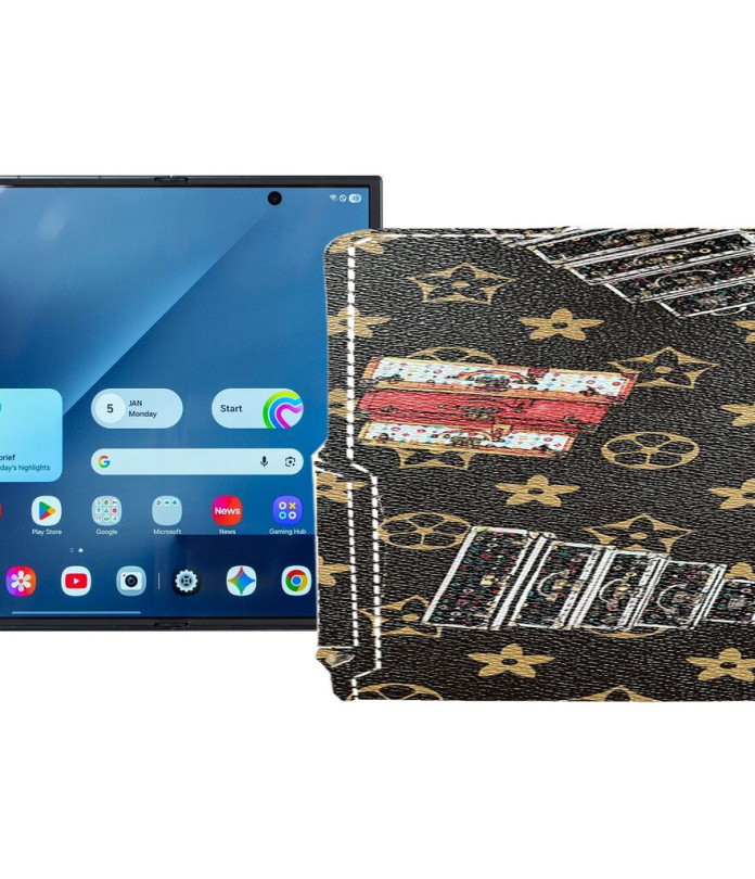 Чохол-флип з екошкіри для телефону Samsung Galaxy Z TriFold 5G (F968)