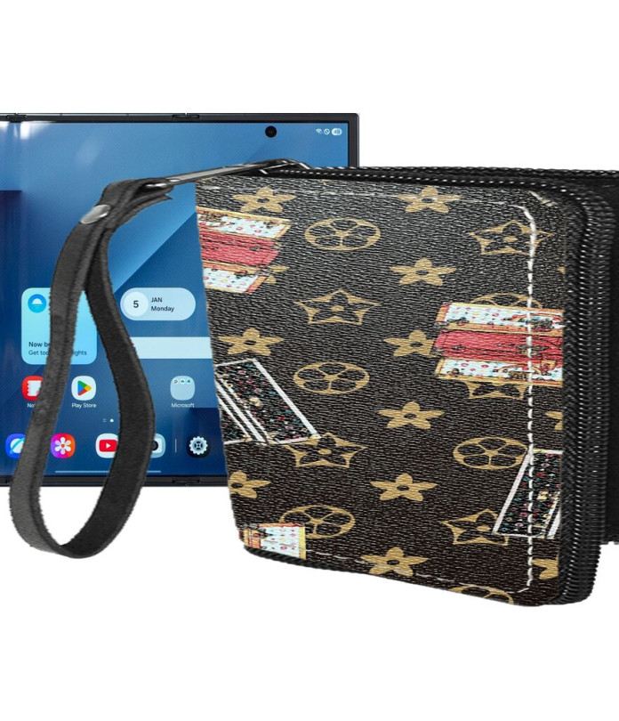 Чохол-гаманець з екошкіри для телефону Samsung Galaxy Z TriFold 5G (F968)