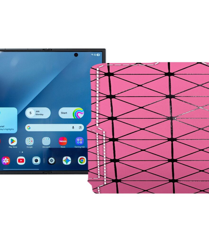 Чохол-флип з екошкіри для телефону Samsung Galaxy Z TriFold 5G (F968)