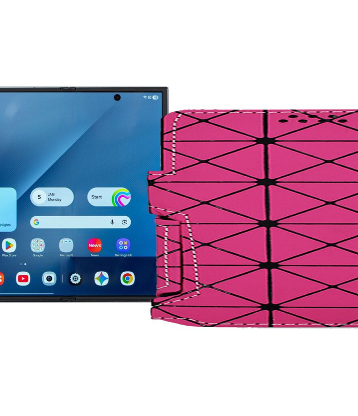 Чохол-книжка з екошкіри для телефону Samsung Galaxy Z TriFold 5G (F968)