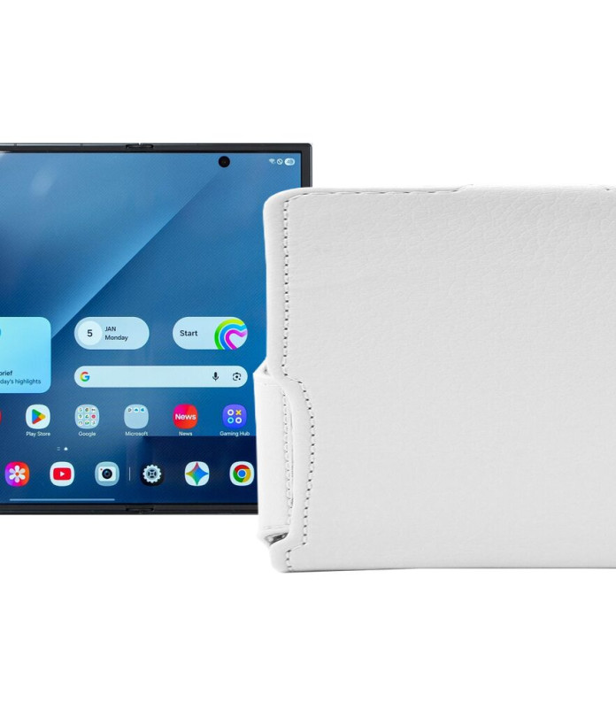 Чохол-флип з екошкіри для телефону Samsung Galaxy Z TriFold 5G (F968)