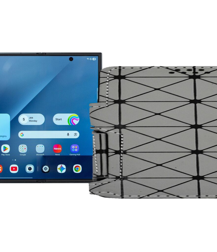 Чохол-книжка з екошкіри для телефону Samsung Galaxy Z TriFold 5G (F968)