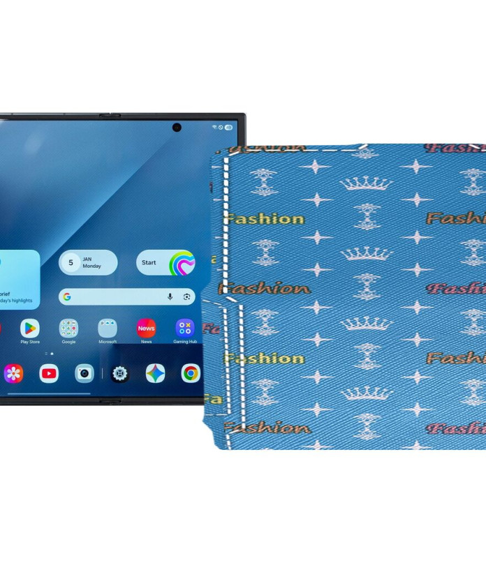 Чохол-флип з екошкіри для телефону Samsung Galaxy Z TriFold 5G (F968)