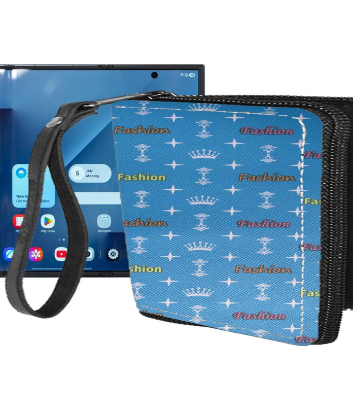 Чохол-гаманець з екошкіри для телефону Samsung Galaxy Z TriFold 5G (F968)