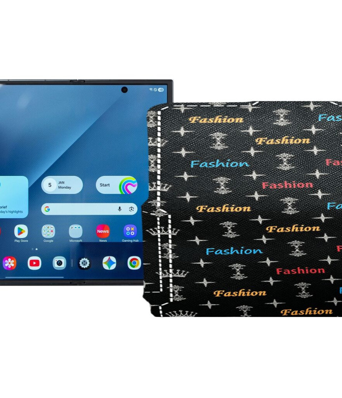 Чохол-флип з екошкіри для телефону Samsung Galaxy Z TriFold 5G (F968)