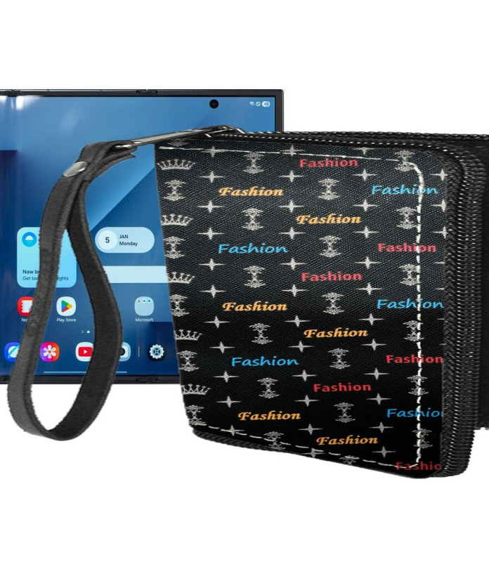 Чохол-гаманець з екошкіри для телефону Samsung Galaxy Z TriFold 5G (F968)