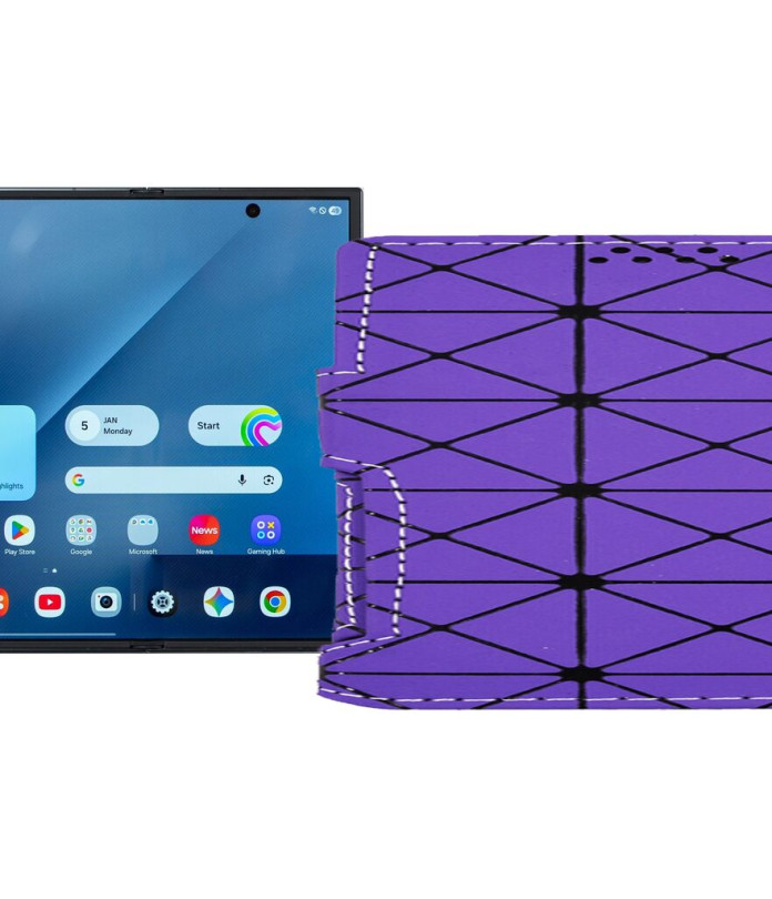 Чохол-книжка з екошкіри для телефону Samsung Galaxy Z TriFold 5G (F968)