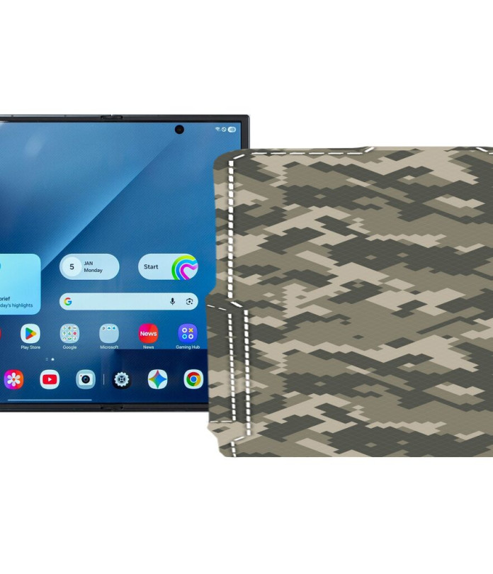 Чохол-флип з екошкіри для телефону Samsung Galaxy Z TriFold 5G (F968)