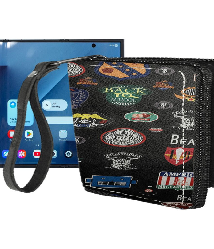 Чохол-гаманець з екошкіри для телефону Samsung Galaxy Z TriFold 5G (F968)