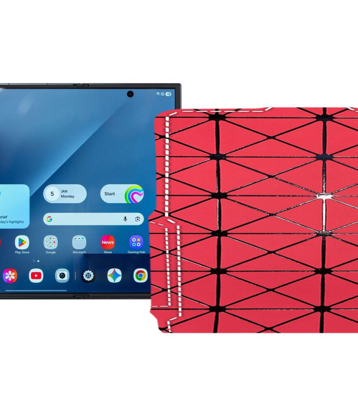 Чохол-флип з екошкіри для телефону Samsung Galaxy Z TriFold 5G (F968)