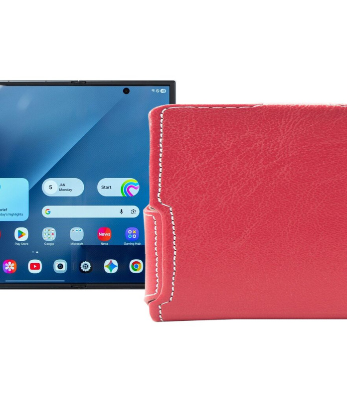 Чохол-флип з екошкіри для телефону Samsung Galaxy Z TriFold 5G (F968)