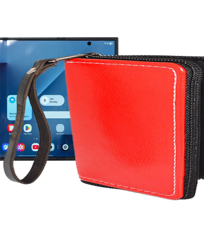 Чохол-гаманець з екошкіри для телефону Samsung Galaxy Z TriFold 5G (F968)