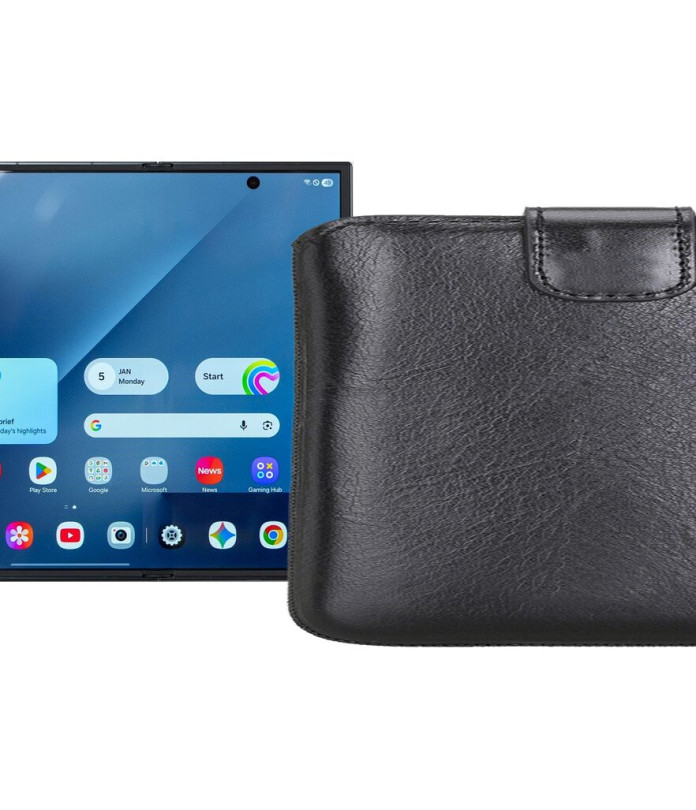 Витяжка з екошкіри для телефону Samsung Galaxy Z TriFold 5G (F968)