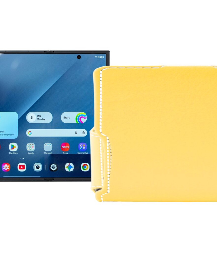 Чохол-флип з екошкіри для телефону Samsung Galaxy Z TriFold 5G (F968)