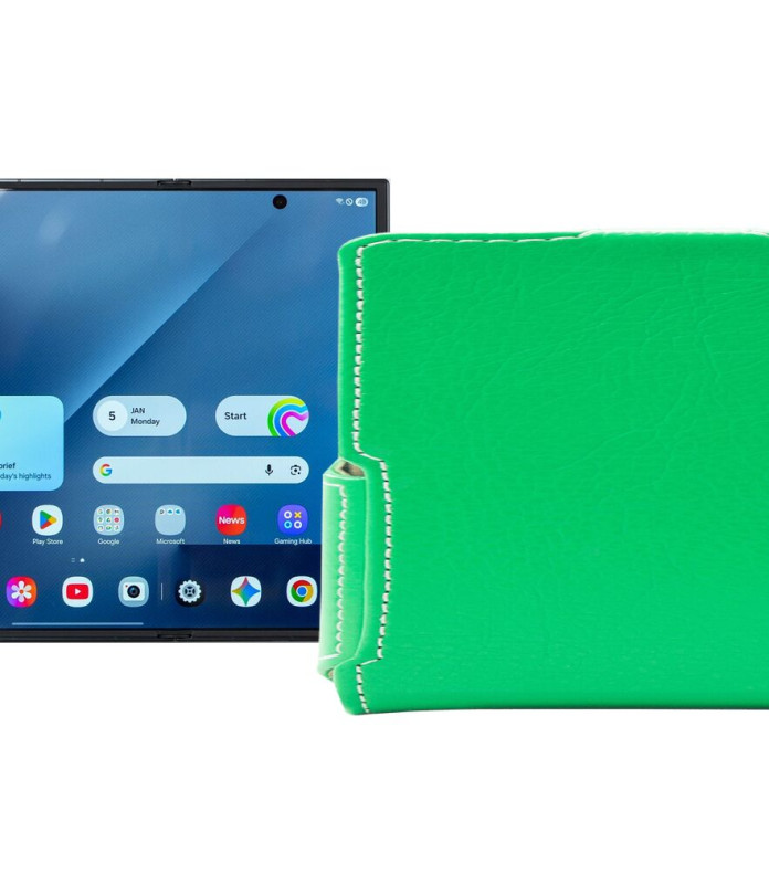 Чохол-флип з екошкіри для телефону Samsung Galaxy Z TriFold 5G (F968)