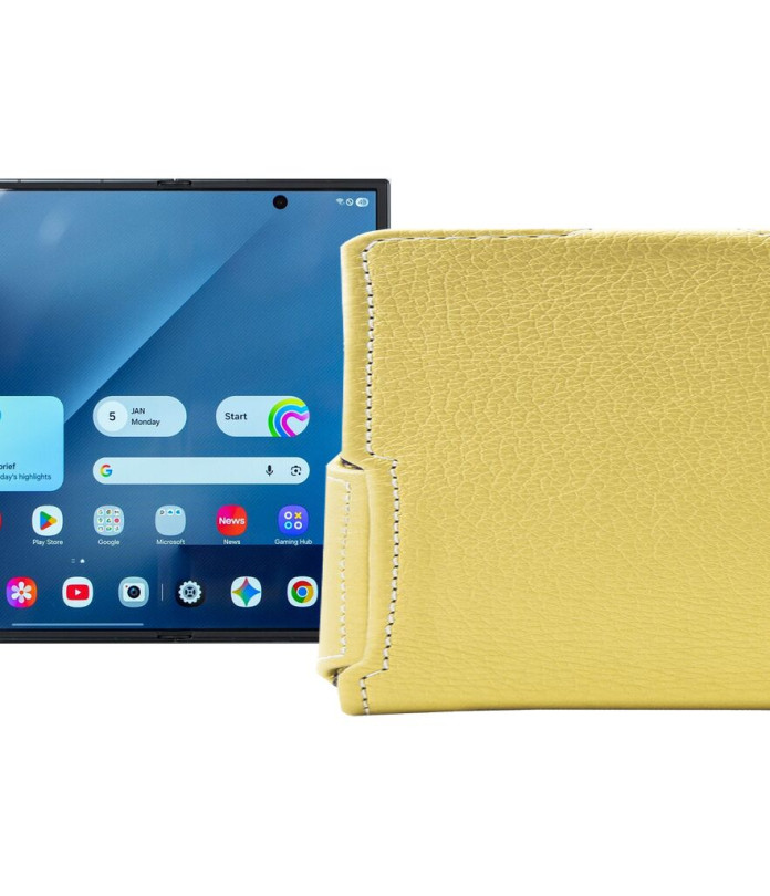 Чохол-флип з екошкіри для телефону Samsung Galaxy Z TriFold 5G (F968)