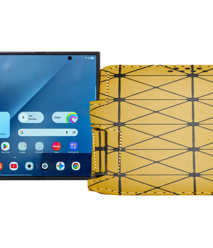 Чохол-книжка з екошкіри для телефону Samsung Galaxy Z TriFold 5G (F968)