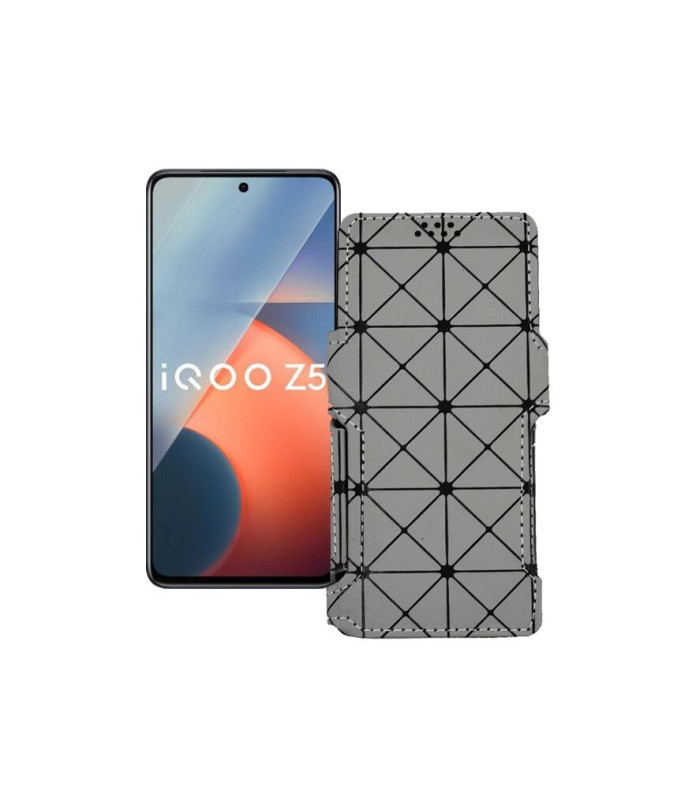 Чохол-книжка з екошкіри для телефону Vivo iQOO Z5