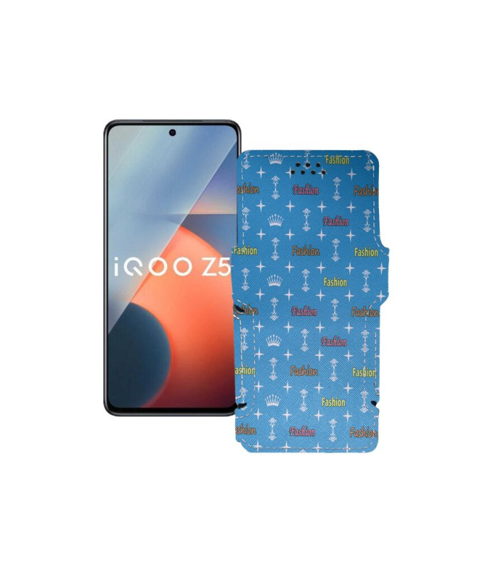 Чохол-книжка з екошкіри для телефону Vivo iQOO Z5