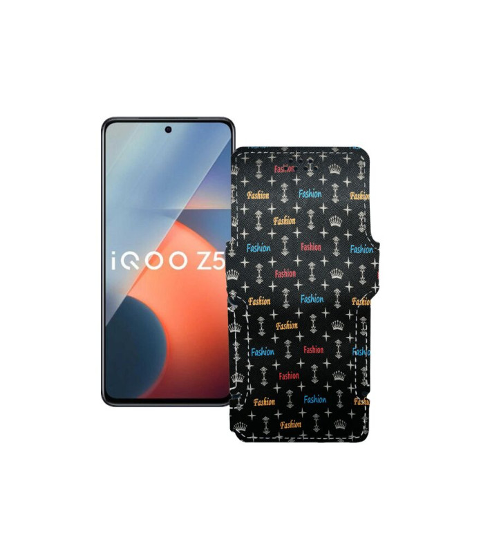 Чохол-книжка з екошкіри для телефону Vivo iQOO Z5