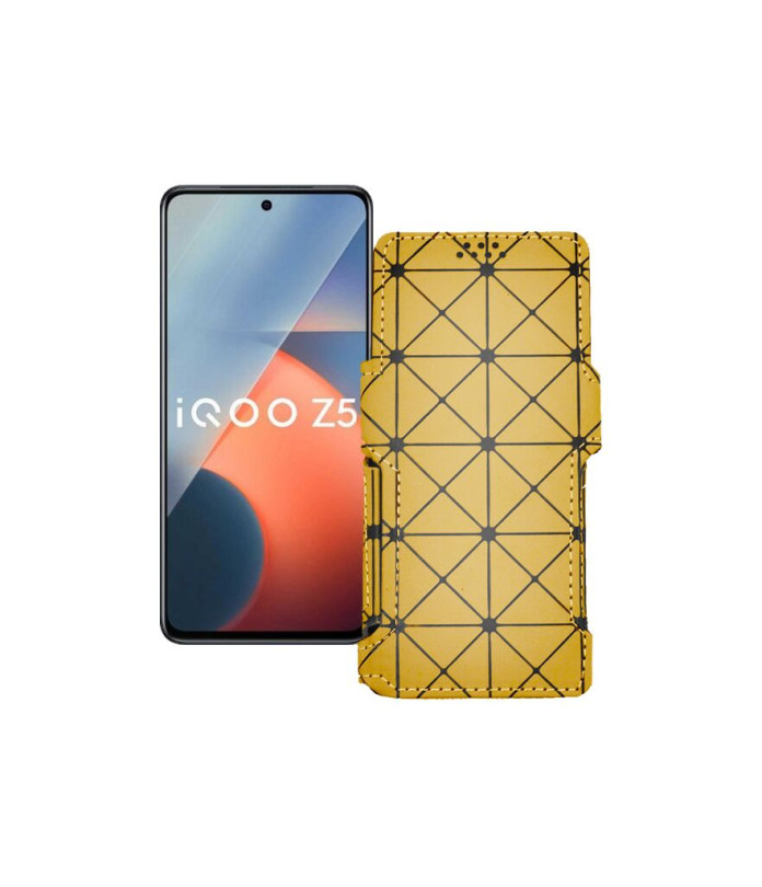 Чохол-книжка з екошкіри для телефону Vivo iQOO Z5