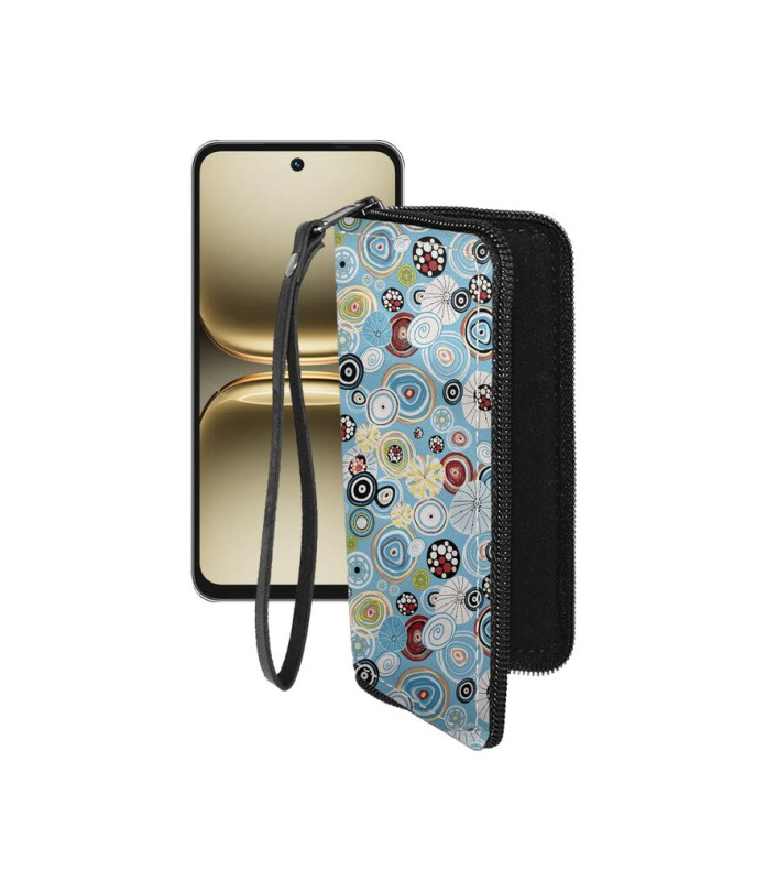 Чохол-гаманець з екошкіри для телефону Tecno Spark 40